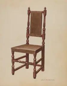 Side Chair, 1935/1942. Creator: Gilbert Sackerman