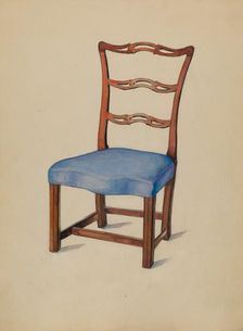 Side Chair, 1935/1942. Creator: Carl Weiss