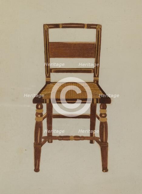 Side Chair, 1935/1942. Creator: Genevieve Sherlock.