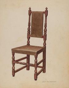 Side Chair, 1935/1942. Creator: Gilbert Sackerman