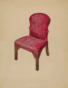 Side Chair, 1936. Creator: Arthur Johnson