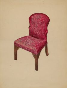 Side Chair, 1936. Creator: Arthur Johnson