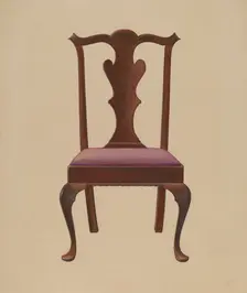 Side Chair, 1936. Creator: Arthur Johnson