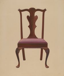 Side Chair, 1936. Creator: Arthur Johnson
