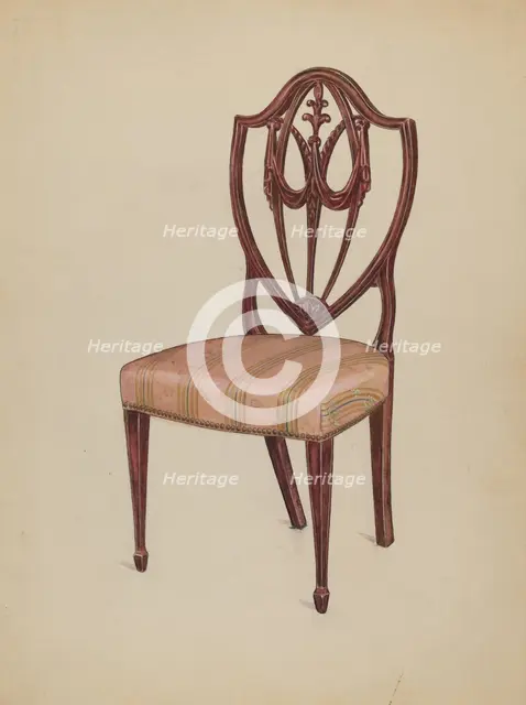 Side Chair, 1936. Creator: Florence Choate.