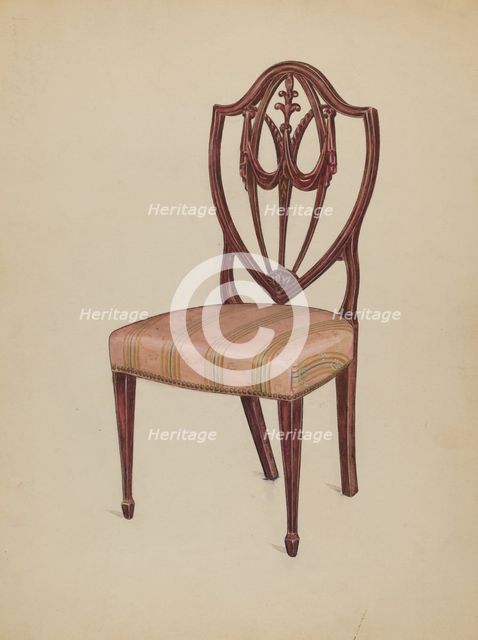 Side Chair, 1936. Creator: Florence Choate.