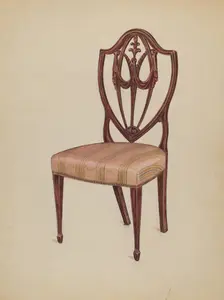 Side Chair, 1936. Creator: Florence Choate