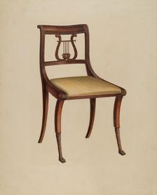 Side Chair, 1936. Creator: Lawrence Phillips