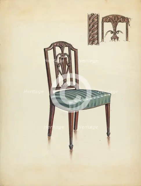 Side Chair, 1936. Creator: M. Rosenshield-von-Paulin.