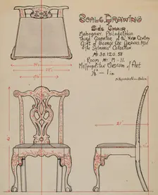 Side Chair, 1936. Creator: M. Rosenshield-von-Paulin