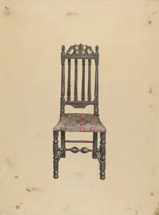 Side Chair, 1936. Creator: Mary Berner