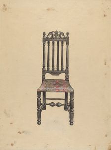 Side Chair, 1936. Creator: Mary Berner
