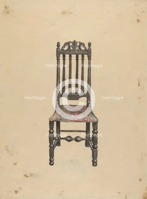 Side Chair, 1936. Creator: Mary Berner.