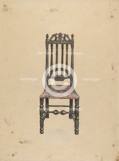 Side Chair, 1936. Creator: Mary Berner.