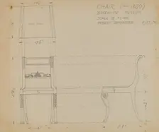 Side Chair, 1936. Creator: Robert Brigadier