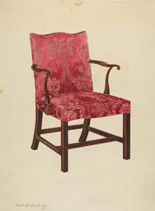 Side Chair, 1937. Creator: Ruth Bialostosky