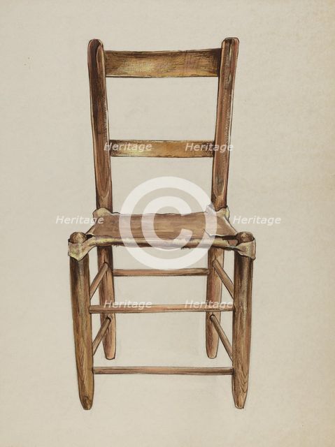 Side Chair, 1950. Creator: Louie H. Ewing.