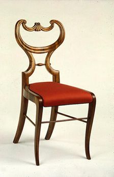 Side Chair, Vienna, c. 1830. Creator: Unknown