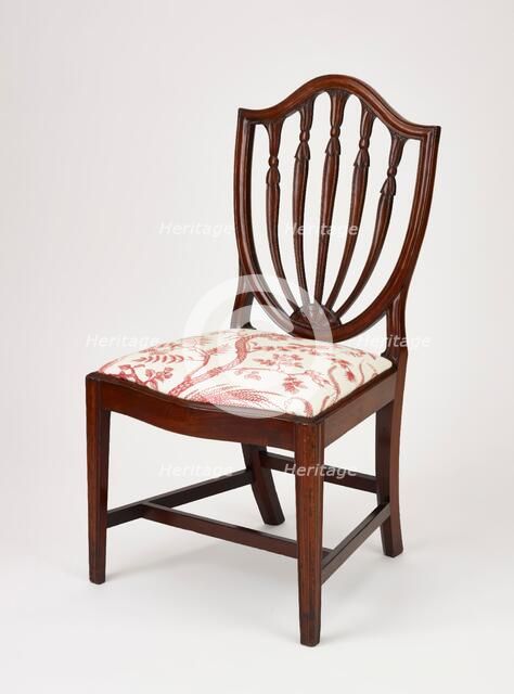 Side chair, about 1790-1800. Creator: Unknown.
