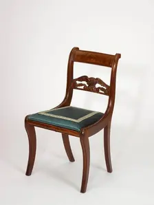 Side chair, about 1810. Creator: Unknown