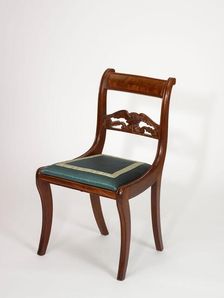 Side chair, about 1810. Creator: Unknown