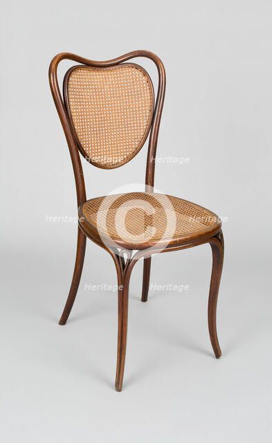 Side Chair, Austria, Designed c. 1851; Manufactured c. 1855. Creators: Michael Thonet, Gebrüder Thonet.