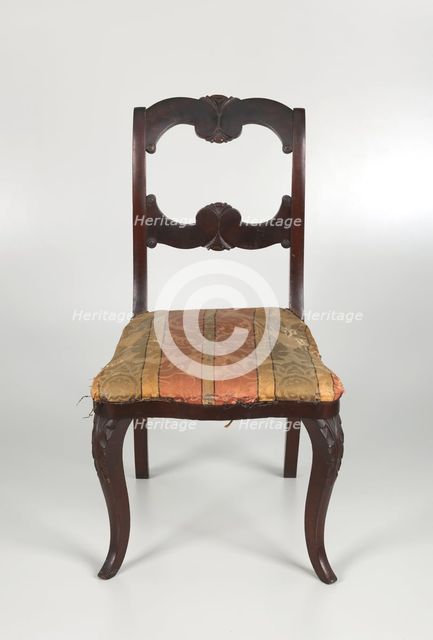 Side chair by Thomas Day, ca. 1850. Creator: Thomas Day.