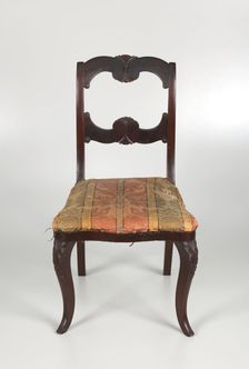 Side chair by Thomas Day, ca. 1850. Creator: Thomas Day