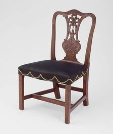 Side Chair, c. 1780/90. Creator: Unknown