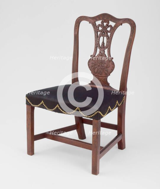 Side Chair, c. 1780/90. Creator: Unknown.