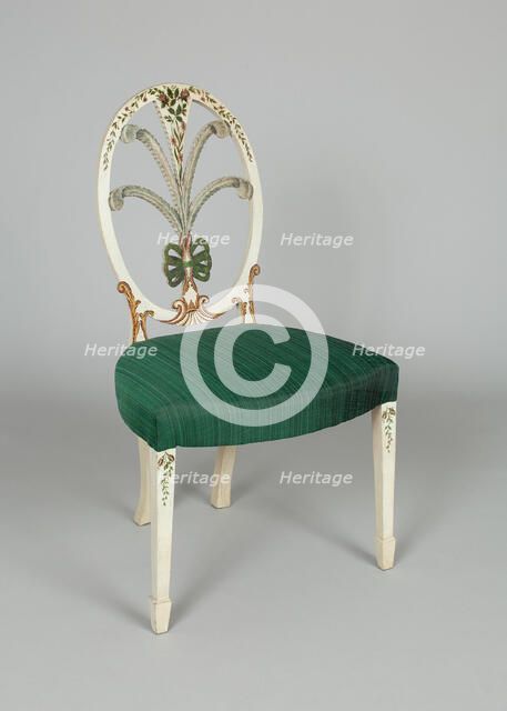 Side Chair, c. 1796. Creator: Unknown.