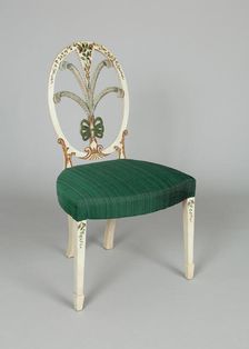 Side Chair, c. 1796. Creator: Unknown
