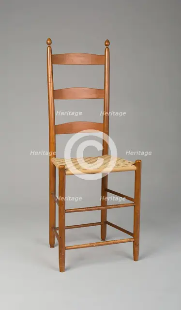 Side chair, c. 1870. Creator: Unknown.