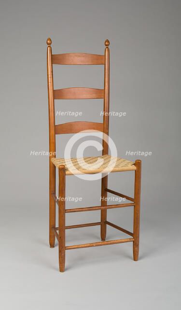 Side chair, c. 1870. Creator: Unknown.