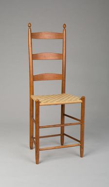 Side chair, c. 1870. Creator: Unknown