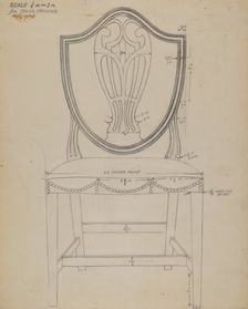 Side Chair, c. 1936. Creator: Alfred Nason