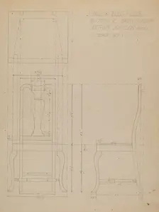 Side Chair, c. 1936. Creator: Arthur Johnson