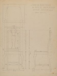 Side Chair, c. 1936. Creator: Arthur Johnson