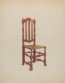 Side Chair, c. 1936. Creator: Florence Choate
