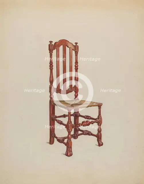 Side Chair, c. 1936. Creator: Florence Choate.