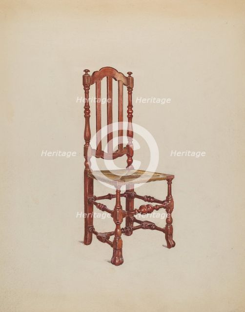Side Chair, c. 1936. Creator: Florence Choate.