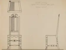 Side Chair, c. 1936. Creator: Lawrence Phillips