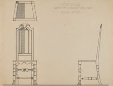 Side Chair, c. 1936. Creator: Lawrence Phillips