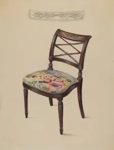 Side Chair, c. 1936. Creator: Mina Lowry