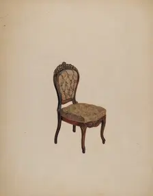Side Chair, c. 1937. Creator: Edna C. Rex