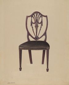 Side Chair, c. 1937. Creator: Louis Annino