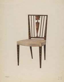 Side Chair, c. 1939. Creator: Charles Henning