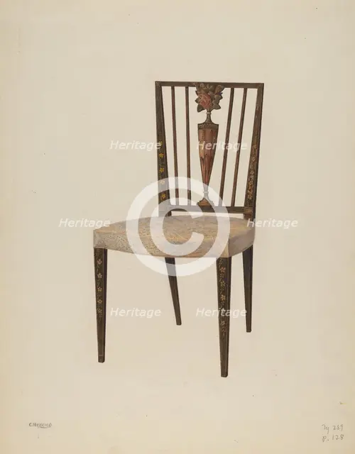 Side Chair, c. 1939. Creator: Charles Henning.