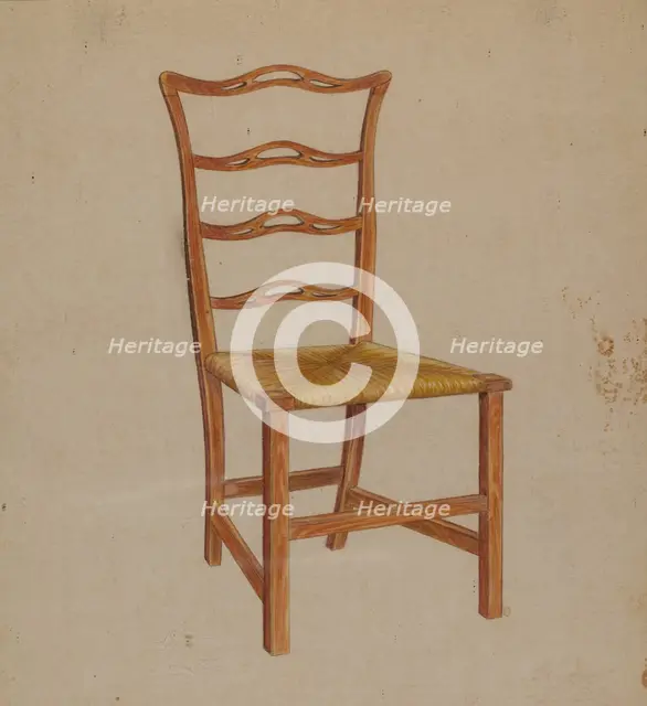 Side Chair, c. 1939. Creator: Ruth Bialostosky.