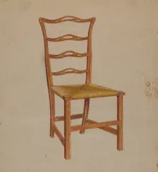 Side Chair, c. 1939. Creator: Ruth Bialostosky